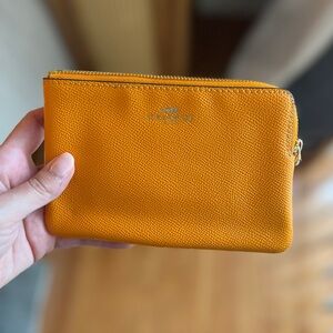 Coach wallet orange